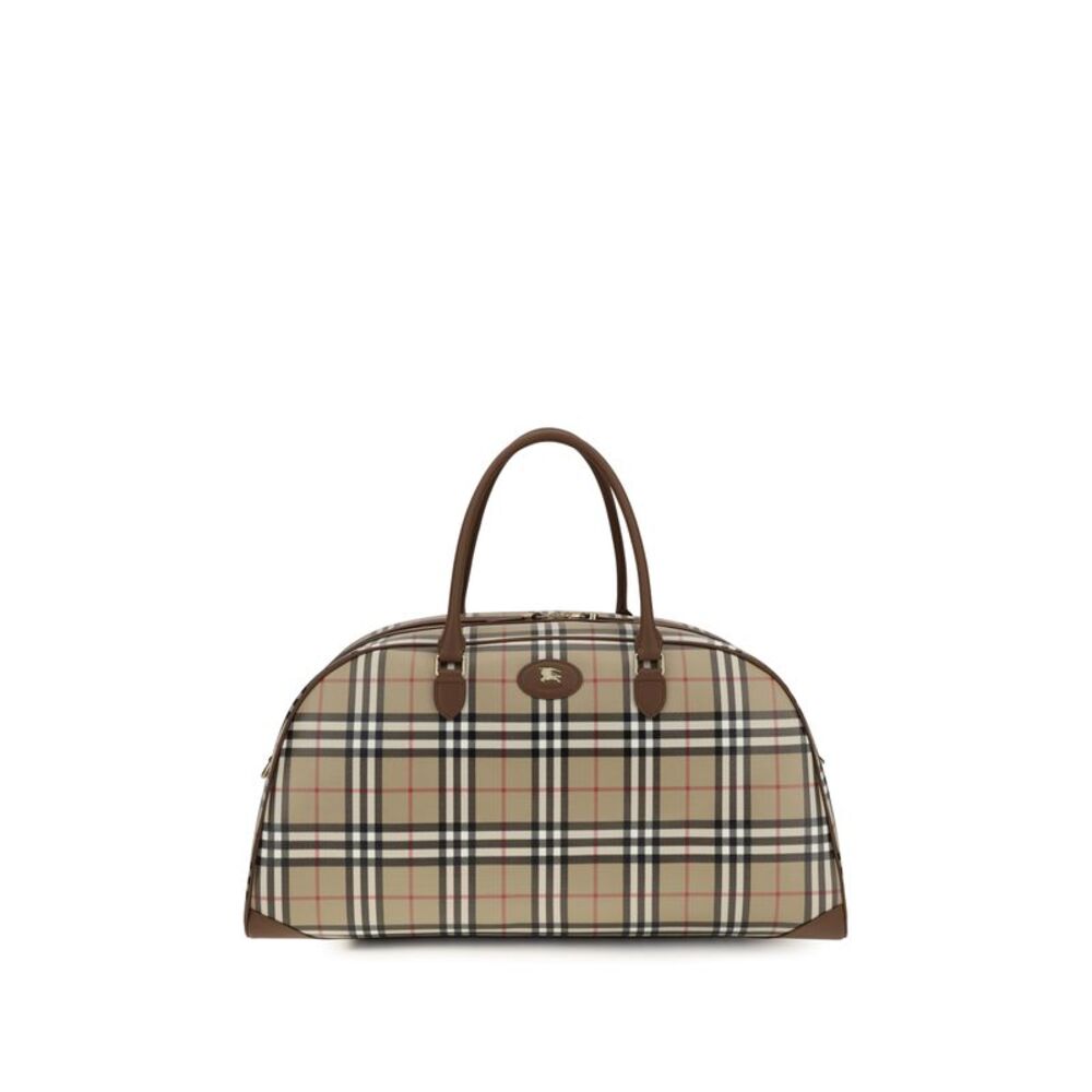 Burberry Men Check Travel Bag